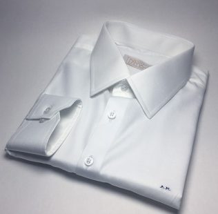 Camisa Sob Medida De Algodão Pima Fio 120 Piquet Branca