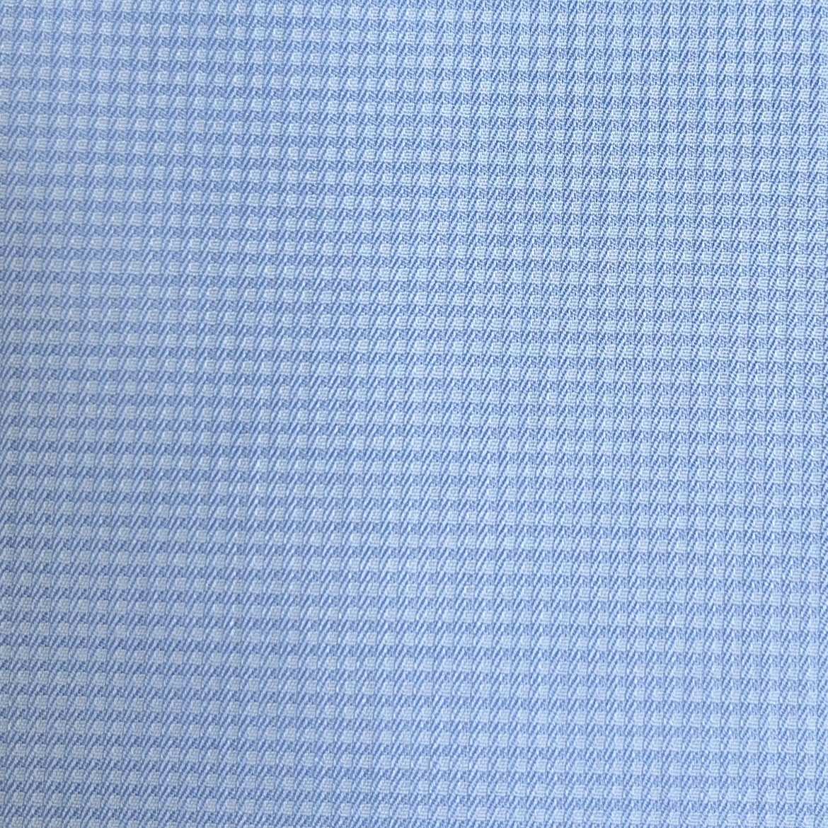 Camisa Sob Medida Xadrez Azul e Branca - Foto 1