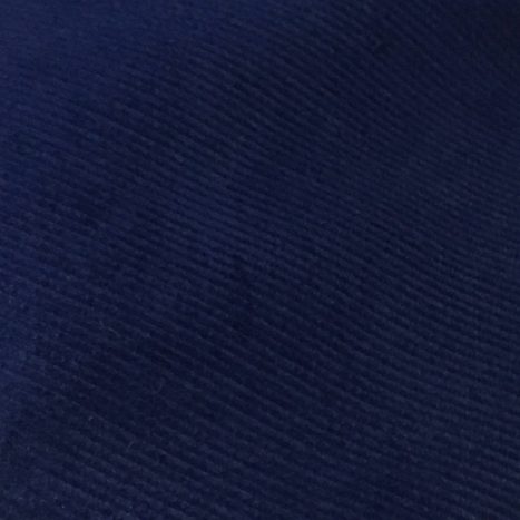 Camisa sob medida em veludo cotelê 100% algodão azul escuro - Foto 3