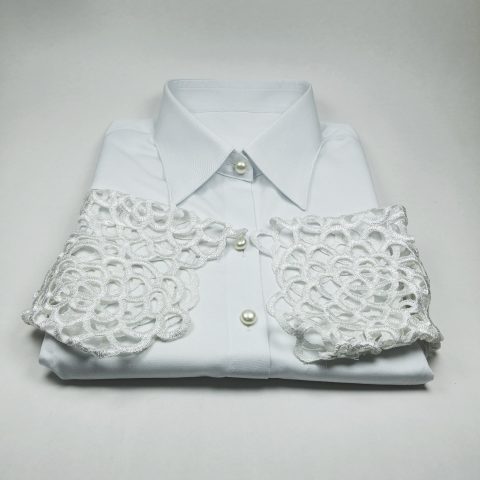 camisa branca feminina algodão