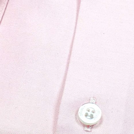 Camisa Sob Medida De Algodão Pin Point Rosa Claro - Amizades que duram - Foto 3
