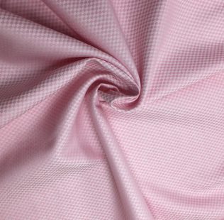Camisa sob medida xadrez pequeno rosa médio e rosa claro