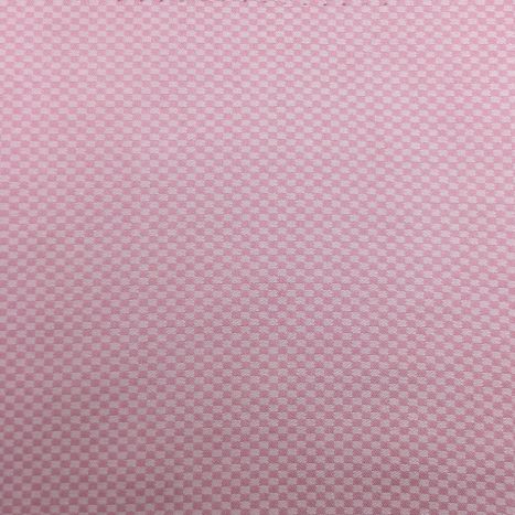Camisa sob medida xadrez pequeno rosa médio e rosa claro - Foto 1