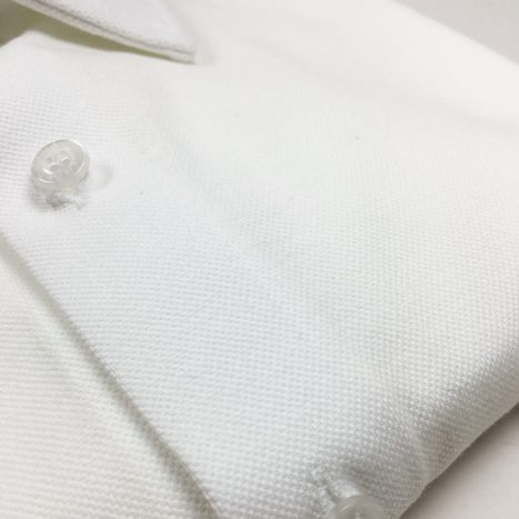 Camisa Sob Medida Branca em Malha Piquet - Foto 1