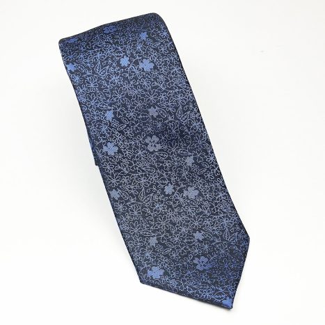 Gravata Azul Floral - Foto 2
